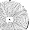 Partlow 10" Circular Chart Recorder Paper, 0 to 100, 24 Hours, 100/Box