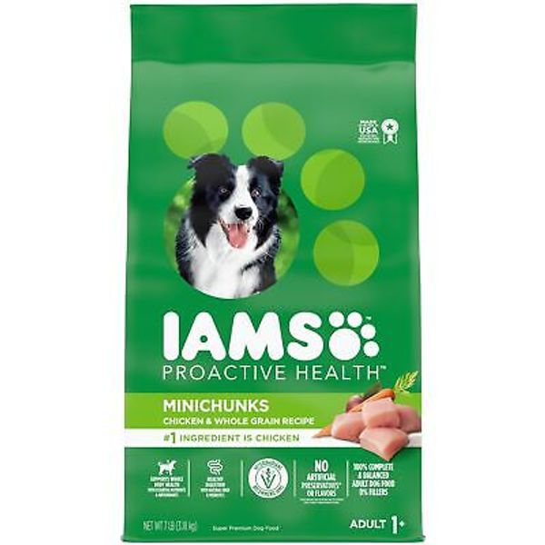 IAMS Proactive Health Minichunks Adult Dry Dog Food with Real Chicken