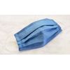 Men Blue Face Mask Washable Cotton Fabric Double Layer Filter Reusable Nose Wire