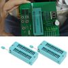 eMagTech 4pcs 28 Pin IC Test ZIF Socket 2.54mm Pitch DIP Board Socket Integrated Circuit IC Socket for Microcontroller Chip Breadboard Program IC's
