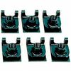 1967-81 Chevrolet Camaro Spring Eye Bracket Nut Kit 6 Piece