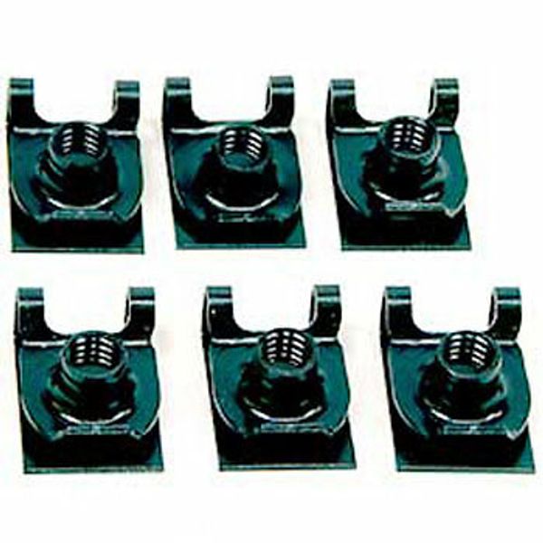 1967-81 Chevrolet Camaro Spring Eye Bracket Nut Kit 6 Piece