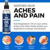 Pure Magnesium Oil Spray 8oz - Topical Magnesium Spray for Sleep & Feet - Extra Strength - USP Grade - 100% Natural and Organic Oil for Muscle Pain & Cramps - Less Sting - Less Itch - Made in USA