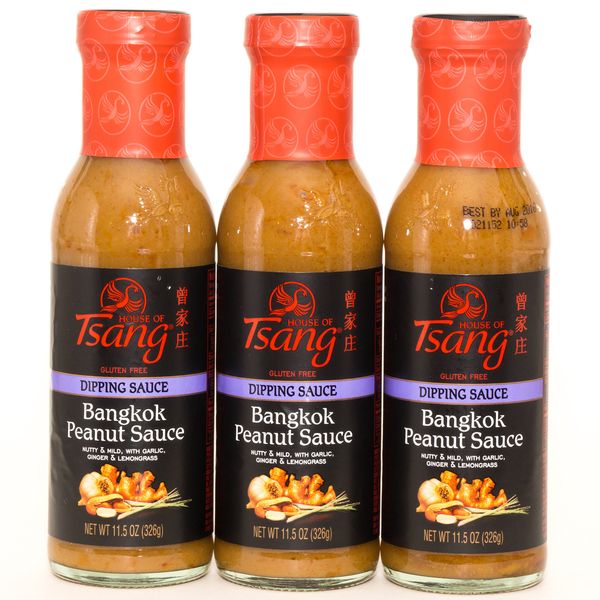 House of Tsang Bangkok Peanut Sauce 11.5 Oz (Pack of 3)