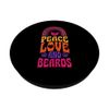 Peace Love And Beards Bohemian Rainbow PopSockets Klebender PopGrip