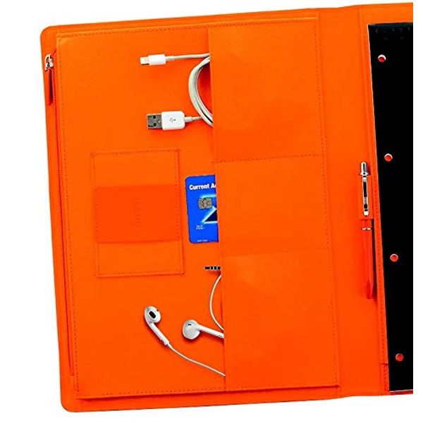 Filofax Metropol Extra Large Elastic Tablet Folio Orange