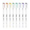Sharpie 2182116 S-Note Duo Water Based Highlighter, Set of 8 Colors, Square Tip/F, Medium Point