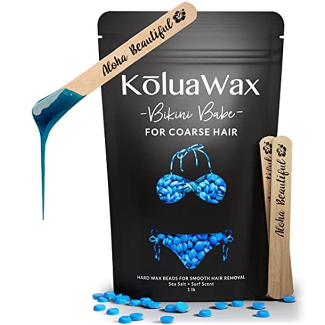 KoluaWax Premium Waxing Kit for Women - Hot Melt Wax Warmer for
