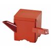 Aizu Lacquerware Yuto Square (Small, 350cc, Vermilion)