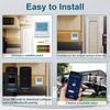 LUGVFHS Wireless RV Leveling System,Camper Leveling System,Travel Trailer Leveling System,Compatible with LevelMate PRO Leveling System,App Enabled,Easy Install