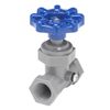 Homewerks VSWCELB3 Celcon Threaded Stop & Waste Valve With Drain Cap, 1/2 In.