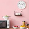 Acctim Aster Non-Ticking Sweep Sleek Wall Clock (White)
