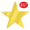 Metallic Star Cutouts (Gold)