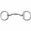 Myler Eggbutt Without Hooks with Stainless Steel Low Port Comfort Snaffle
