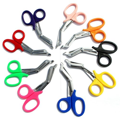 Trauma Shears 7.5'' Stainless Steel Medical Bandage Scissors EMT Shears for Emergency Supplies (Pink)