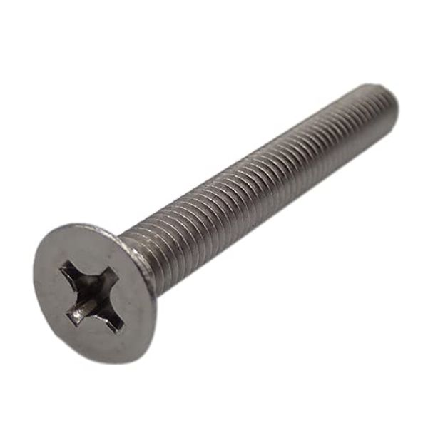 (+) Countersunk Head Machine Screws (Stainless Steel) M6 x 75 (8 Pack)