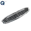 Front Upper&Lower Grill Grille Set For 2016-2018 Chevrolet Malibu Silver Black