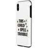 iPhone XS Max This Could Spell Trouble Funny Word Board Game Case