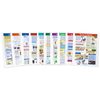 NewPath Learning 10 Piece Mastering Middle School Physical Science Visual Learning Guides Set, Grade 5-9