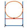 Dog Agility Training Kit Equipment 4PCS Set w/ Hurdles Jump Ring Pause Box