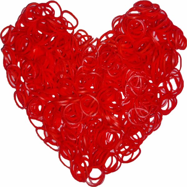 Yowamho 2000 Rubber Band Mini, Red Loom Bands.
