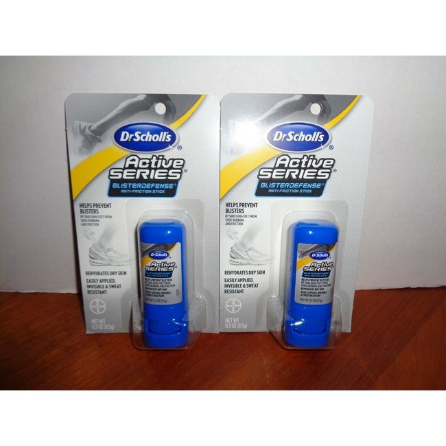 DR. SCHOLL'S BLISTER DEFENSE ANTI FRICTION STICK PROTECT FROM SHOE RUBBING