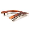barrette 2p brown