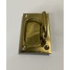 Brass Flush Lift Handle 3-1/4” X  2”  Solid Brass