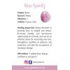VIE Crystal Star, 2cm, Rose Quartz