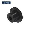 uxcell 6pcs Black Plug Hole 14mm/0.55" Hole Suitable Waterproof Rubber Button Plug H15