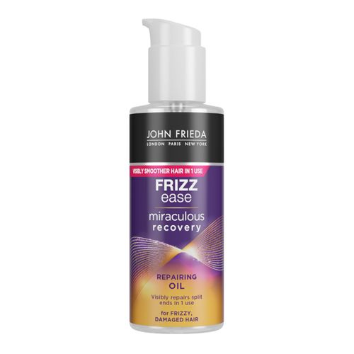 John Frieda Frizz Ease Hair Oil - Wonder Repair Series - Contents: 100 ml - Anti-Frizz Effect - Hair Type: Unruly, Frizzy, Damaged, Stressed