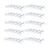 SEETOOOGAMES 10 Pieces Clear Acrylic Poker Chip Racks