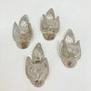 Silver Animal Metal Drawer Pulls Knobs Cupboard Bedroom Kitchen Upcycle (3. Mr. Fox)