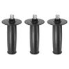 sourcing map 3pcs Rotary Tool Side Handle 14mm Thread 141mm Length Plastic Rotary Tool Handle Replacement Auxiliary Sander Handle Tool
