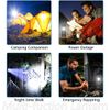 Solar Lantern Flashlights Charging Phone USB Rechargeable Emergency, Hurricanes