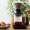 HARIO Start-Stop Dripper Set 200 ml Hand Filter Coffee Maker SSD-5012-B, Black