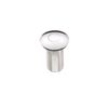 Bristan W BASIN09 C Round Push Basin Waste Unslotted C, Chrome