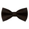 Small Collection London Boys Kids Plain Basic Back Black Dickie Bow Tie