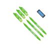 Pilot Tintenroller Frixion Ball, radierbar (3er Pack + Radierer, hellgrün)