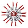 Am-Tech S2972 50 mm Metal Spring Clamp Set - Red (8-Piece)