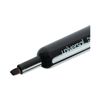 Universal Permanent Markers, Chisel Tip, Black, Dozen (UNV07051)