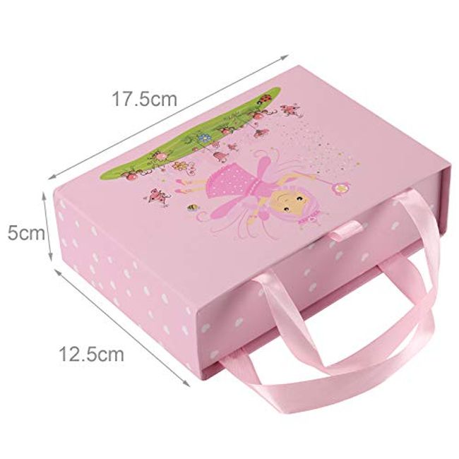 Little Girl Cute Storage Box Pink Bowknot Kids Jewelry Box For Present