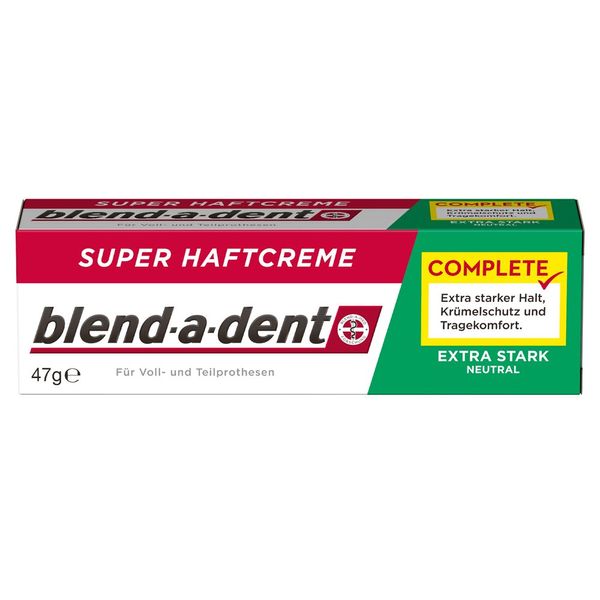 Blend-a-dent COMPLETE NEUTRAL Super-Haftcreme, 3er Pack (3 x 47 g)