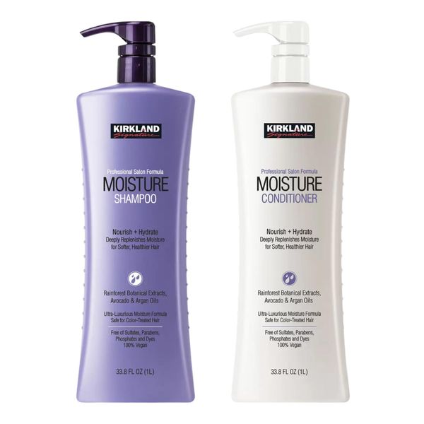 Kirkland Signature Professional Salon Formula Moisture Shampoo & Conditioner 1L | Pick One of Your Options