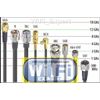 4 x 1.75" Double Female SO-239 UHF Bulkhead Connector for Through-Wall Ham Use