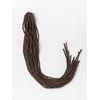 DreadLab - Soft Style Double Ended Synthetic Dreadlocks Twists 10 Pack (Dark Brown)