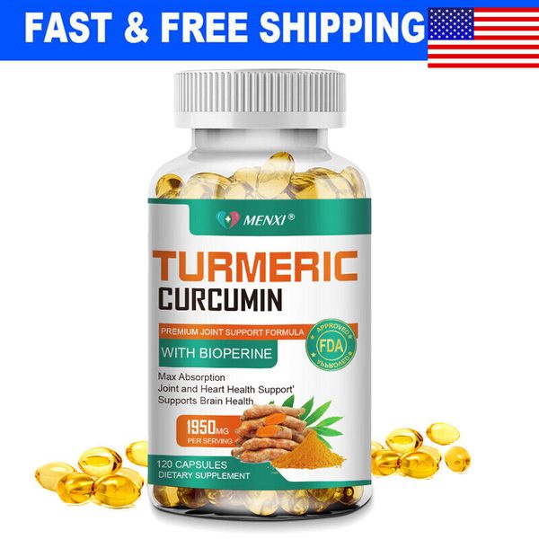 Turmeric Curcumin 95% 2000mg with BioPerine Black Pepper Extract Highest Potency