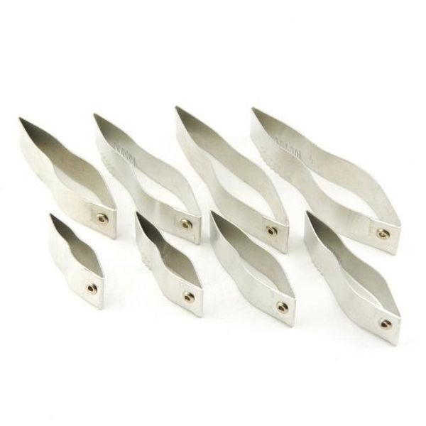 MyTinyWorld Set of 8 Assorted Size Palm Leaf Sugar Craft Cutters