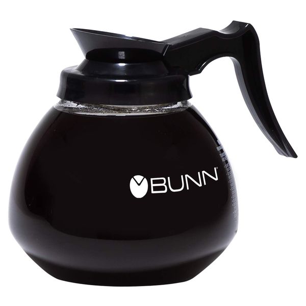 BUNN Black Glass Coffee Decanter for 12 Cups