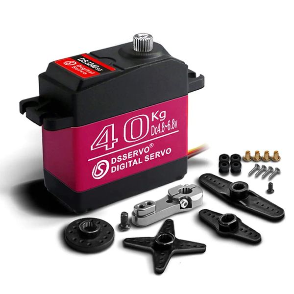 ANNIMOS RC Servo Motor 40kg High Speed/Torque Stainless Steel Gear Waterproof Standard Digital Servos (270 Degree)